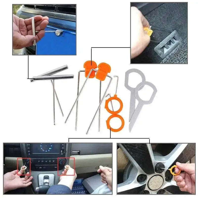 Car Trim Removal Tool Set Interior Pry Bar Kit Pro
