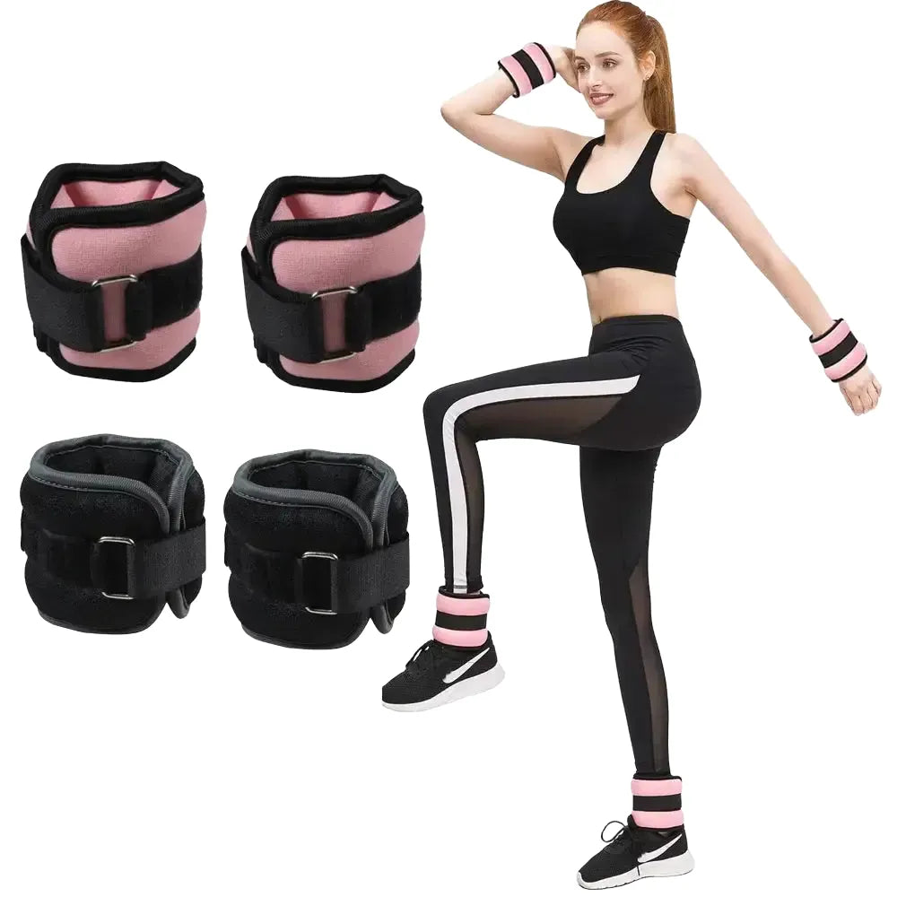 Adjustable Ankle Wrist Weights Tone Muscles — product view 1
