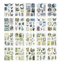 Vintage Floral Sticker Book for DIY Scrapbooking Joy