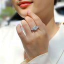 Elegant Moissanite Cocktail Ring