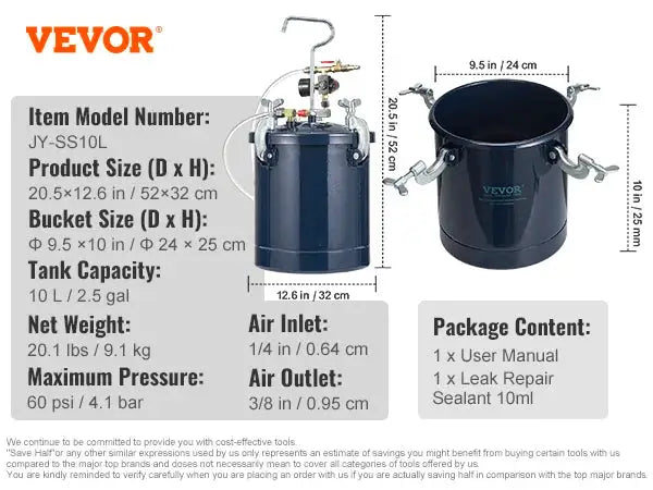 Spray Paint Pressure Pot Tank — product image 8