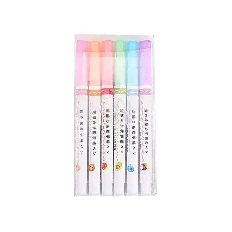 Floral Fantasy Highlighter Pens For Joyful Stationery
