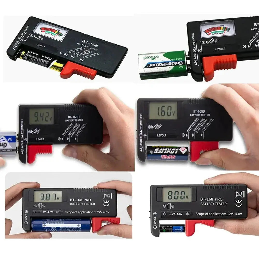Battery Capacity Indicator Lithium Batteries Level Voltmeter