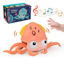 Musical Crawling Crab Octopus Toy for Toddler Fun Joy