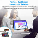 HGFRTEE 15.6 Foldable Portable Monitor