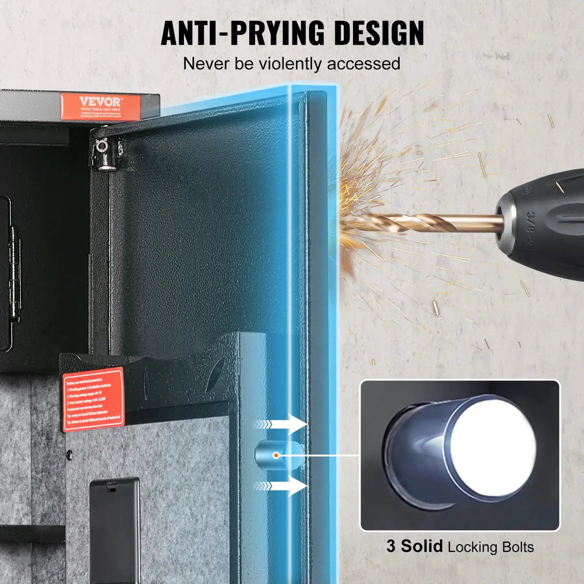 SucceBuy Rifle Gun Safe with Keypad — product image 5