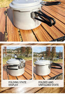 Pressure Cooker Compact Outdoor with Folding Handle 2.2L