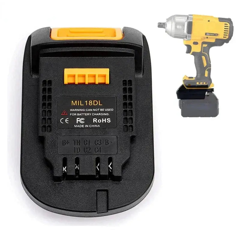 Battery Adapter Makita Bosch Milwaukee To DeWalt 20V Tools