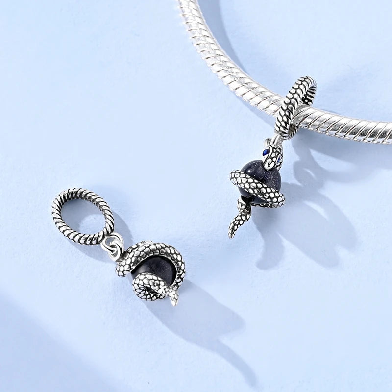 Charm Beads Sterling Silver Color