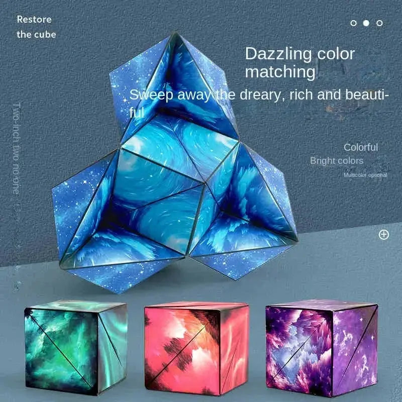 Variety Geometric Magnetic Magic Cube Fidget Toy for Kids - OurLum.com