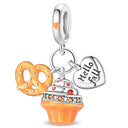 Sterling Silver Charm Beads Glowing