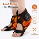 New Wireless Air Pressure Ankle Massager Electric Heating Vibration Massage Airbag Compression Foot Ankle Muscle Relaxation Care