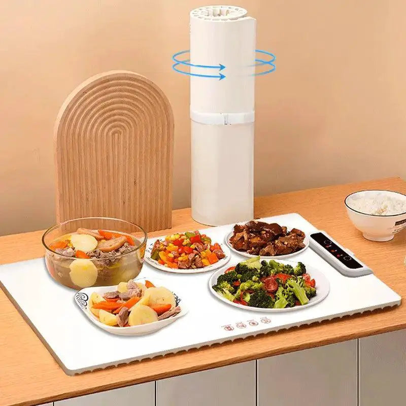 Foldable Electric Warming Tray Fast Heating Space Saver