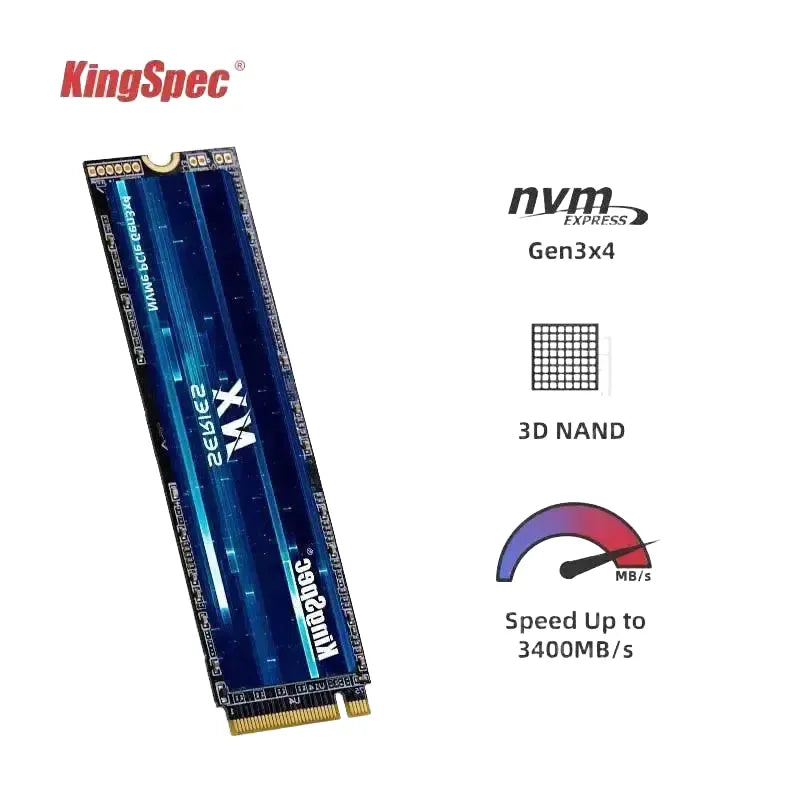 KingSpec NVMe SSD - Blazing Speed — product view 1