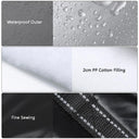 Winter Dog Jacket with Harness Stylish Warm Coat for Dogs