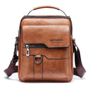 PU Leather Crossbody Bag for Men Stylish Business Essential