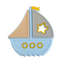 Silicone Cartoon Animals Train Teether Jewelry Making Kit