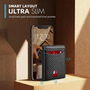 Leather Men Wallet - Rfid Shield And Card Slots
