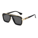 Vintage Luxury Square Sunglasses for Men and Women Stylish