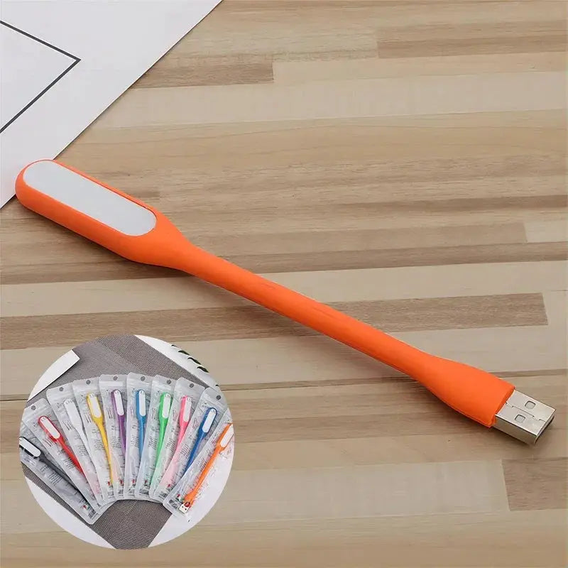 5 Pack Mini USB LED Reading Lamps Random Color Book Lamps