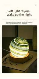Moon Glass Lamp For Kids Soothing Glow