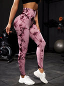 Tie Dye High Waist Seamless Leggings For Women Yoga 2023