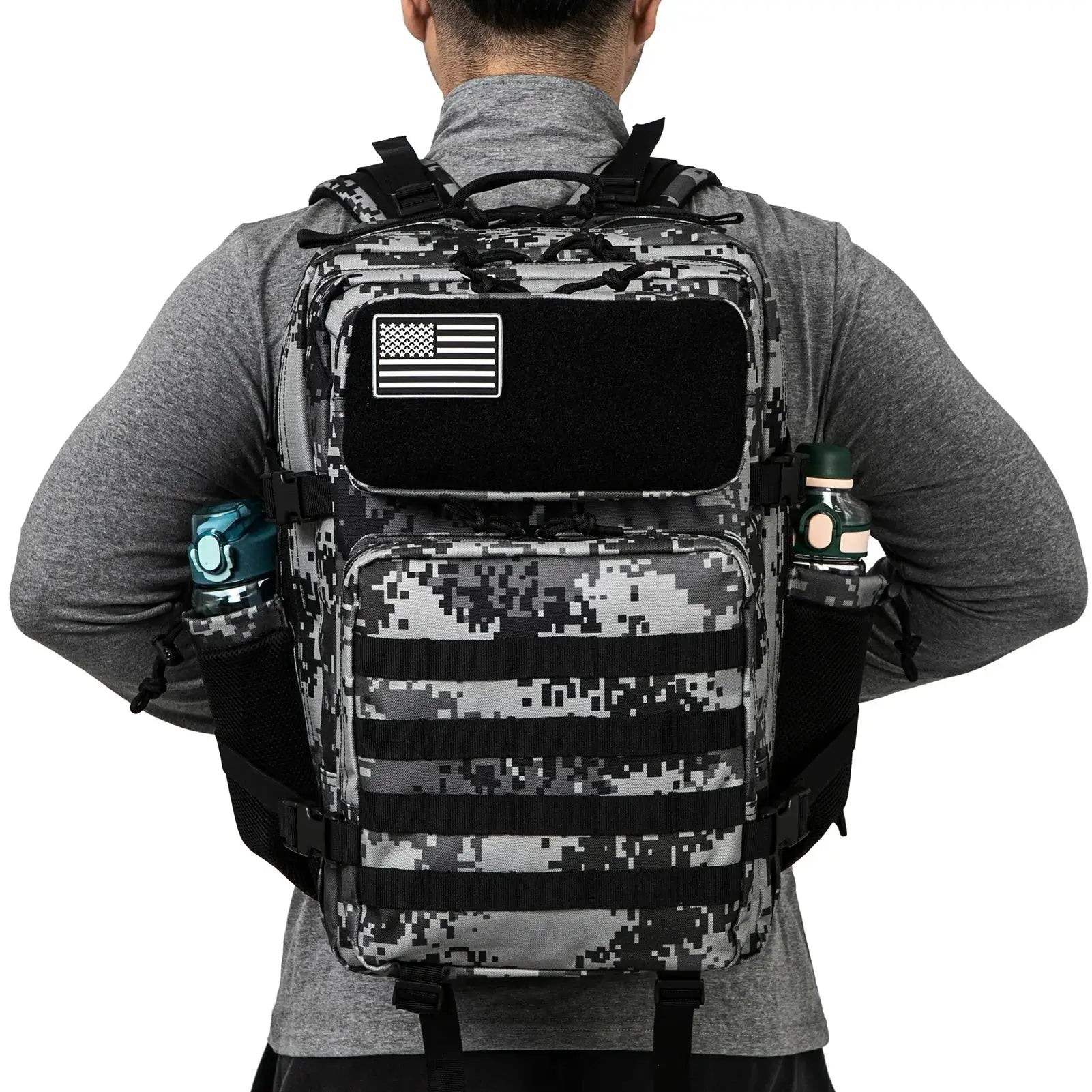 45L Molle Tactical Backpack For Outdoor Hiking Edc
