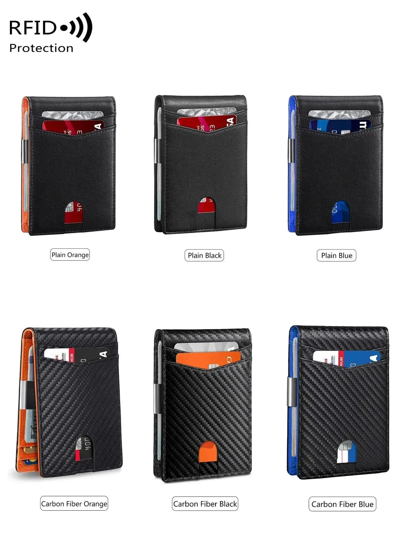 RFID Blocking Wallet Stylish Secure Card Holder For Men