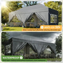 10x20ft Pop Up Gazebo Heavy Duty Canopy