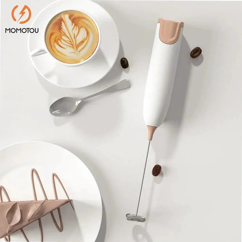 Electric Milk Frother Whip Up Cafe Style Beverages Anywhere