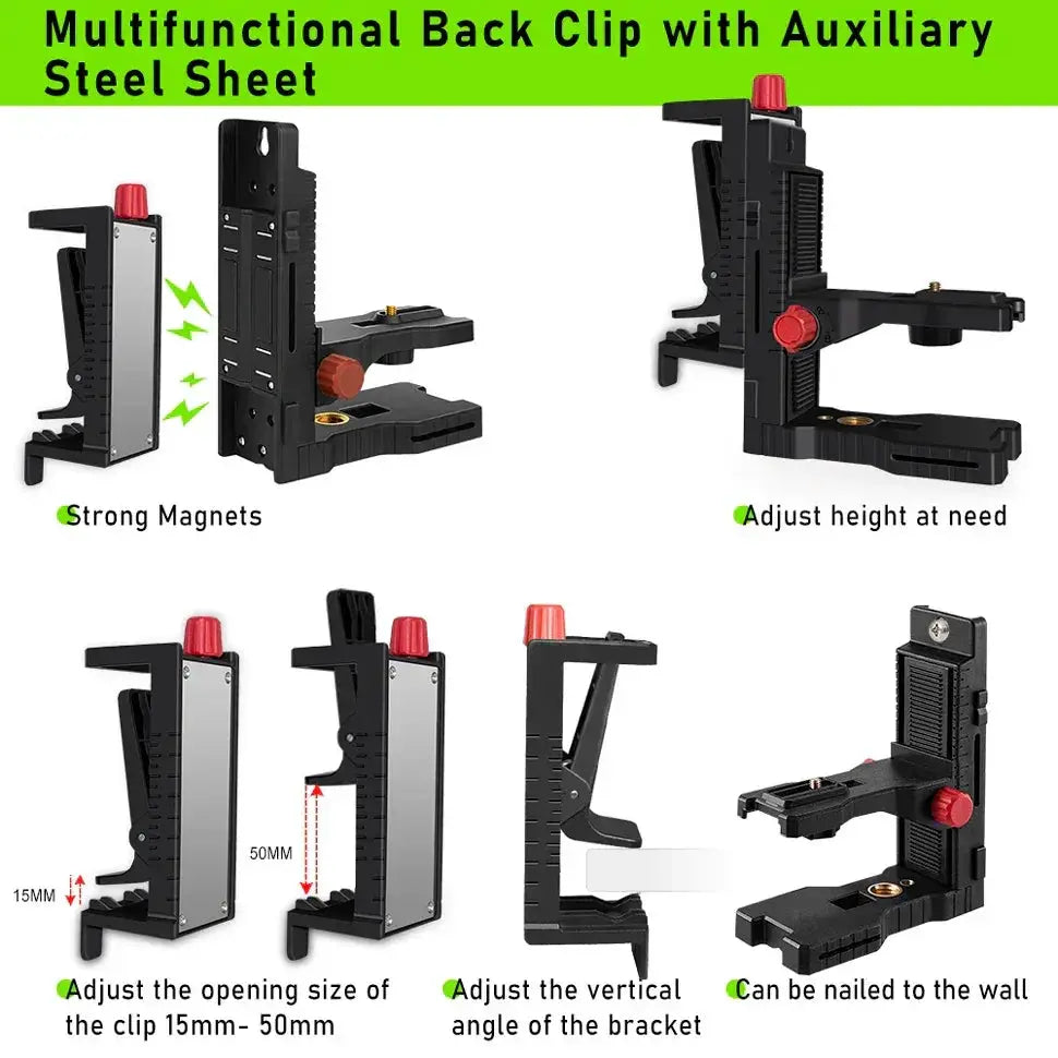 Adjustable Magnetic Laser Level Bracket For Construction