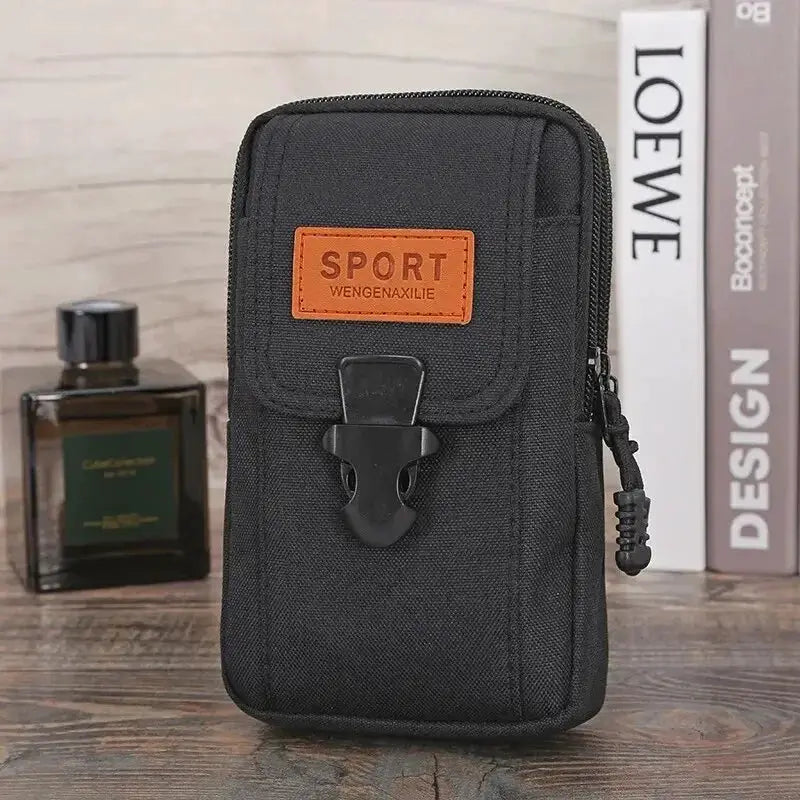 Man Belt Pouch Mobile Phone Bag Molle Waist Pack Tactical