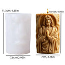 Jesus Easter Egg Rabbit Candle Silicone Mold