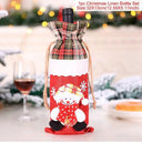 Wine Bottle Covers for Christmas Decor