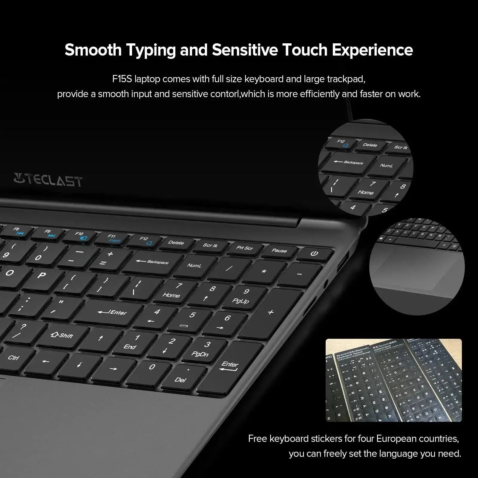 F15S Laptop 15.6 Inch Full HD Display For Work Efficiency