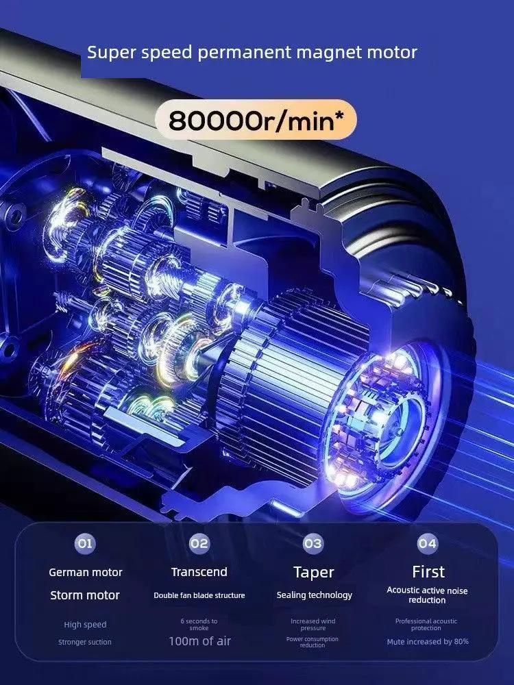 Car Vacuum Wireless Charging Mini Handheld Strong Suction