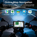 Jansite Motorcycle Screen - Dual Bluetooth Carplay