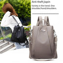 Stylish Waterproof Anti-Theft Backpack for Women Large Capacity