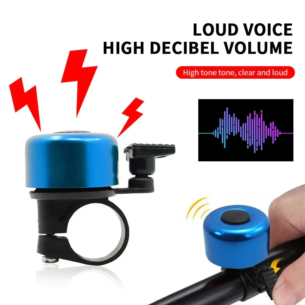MTB Bicycle Bell Aluminum Alloy Safety Alarm Horn Loud Sound