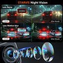 4K Front And Rear Dash Cam For Cars