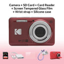 Kodak Pixpro FZ55 16MP Red 5X Zoom Cam
