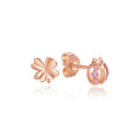 Sterling Silver Earrings Infinity Love