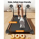 Smart 300Lb Folding Walking Pad Treadmill Five Percent Incline