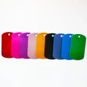100Pcs Dog ID Tags Customized Engraved Aluminum Plates Bulk