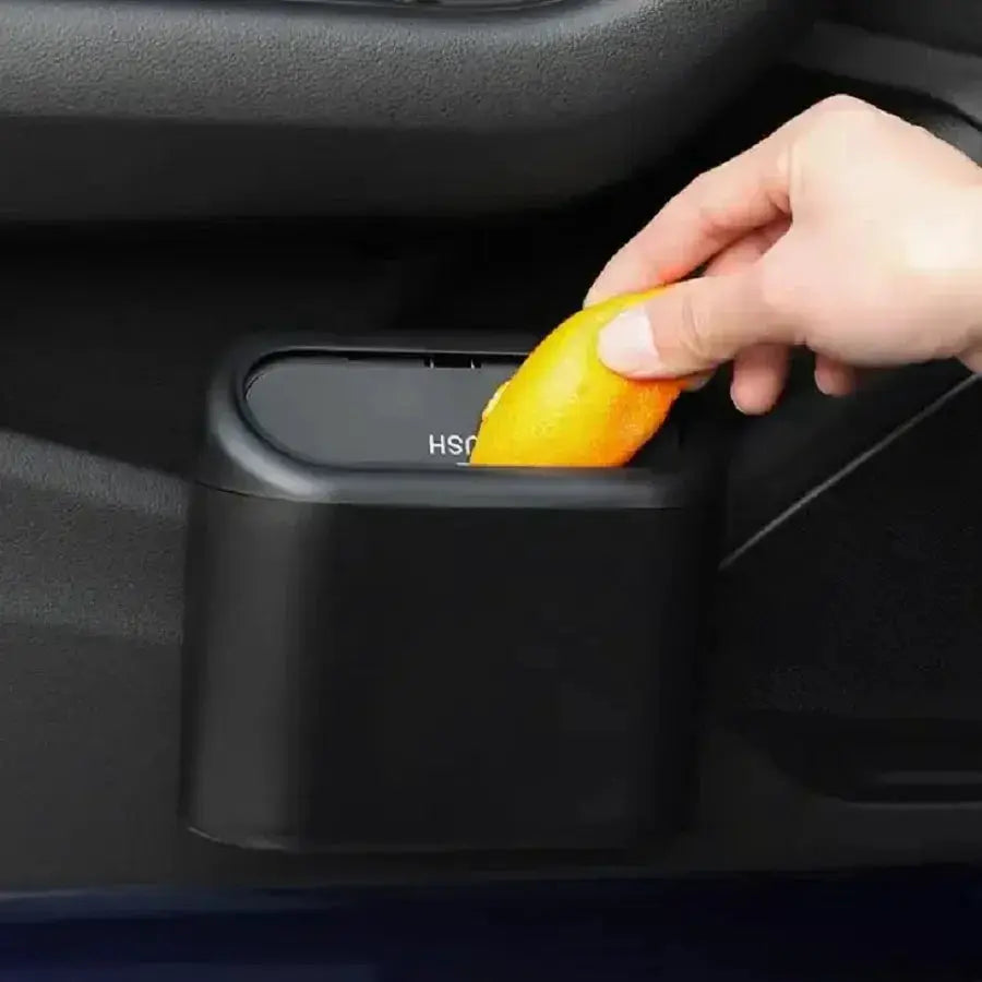 Portable Car Trash Can With Lid Box Easy Clean Travel Size