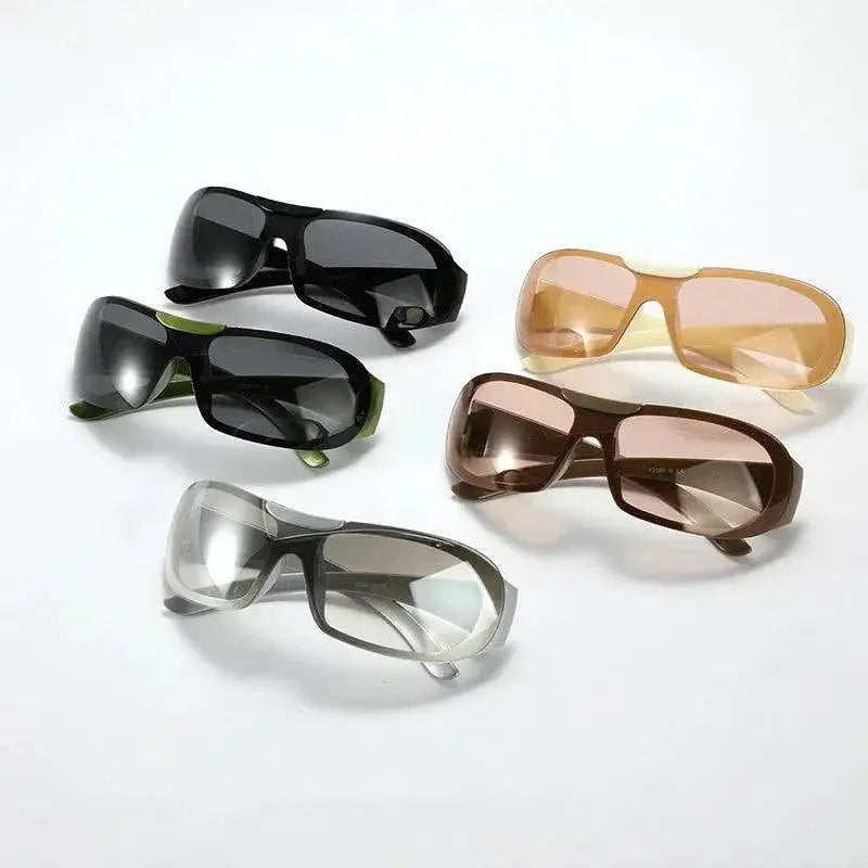 Trendy Vintage Y2K Large Frame Sunglasses UV400 Women