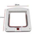 Cat Flap Door with 4-Way Lock Easy Install Quality Material