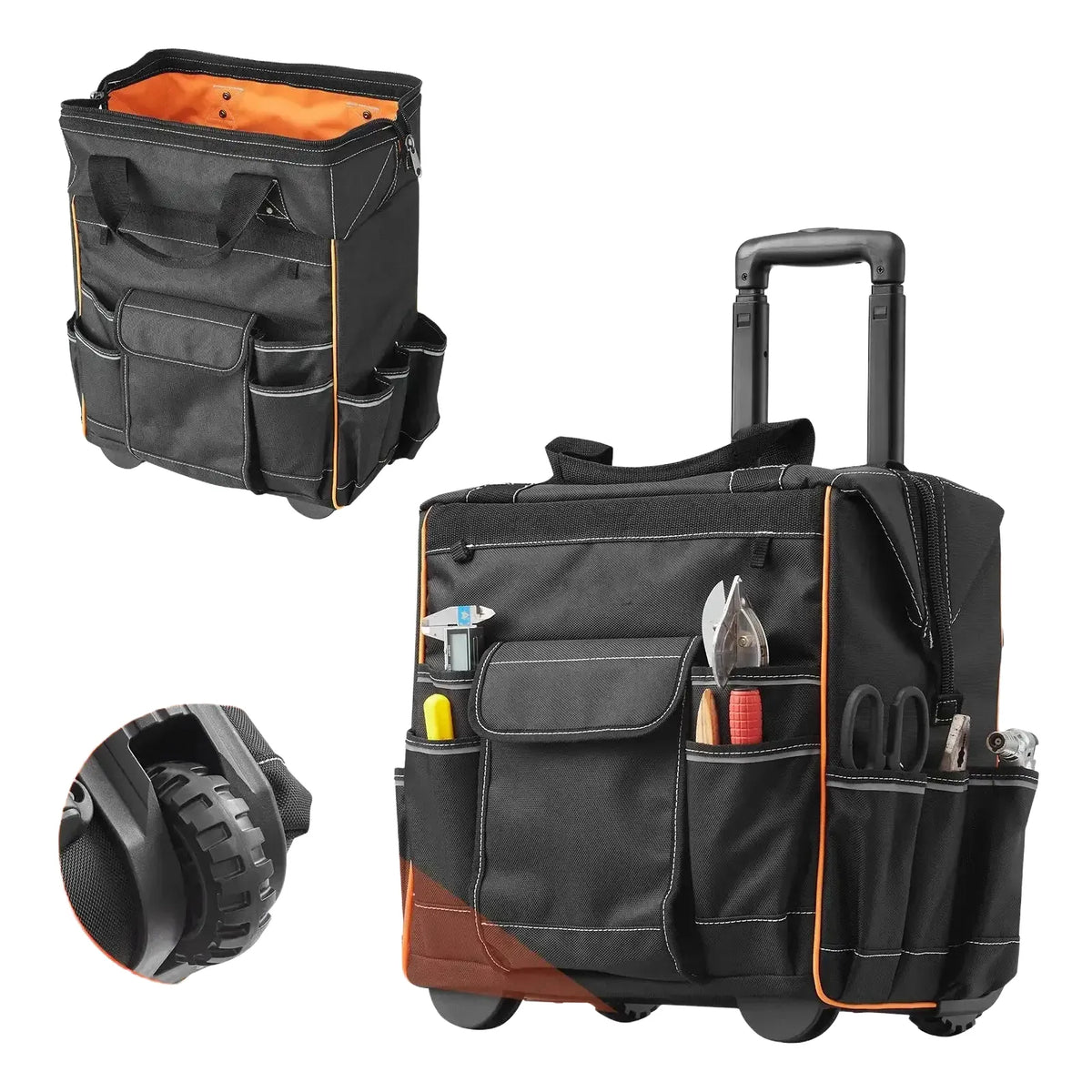 SucceBuy Heavy Duty Rolling Tool Bag — product view 1