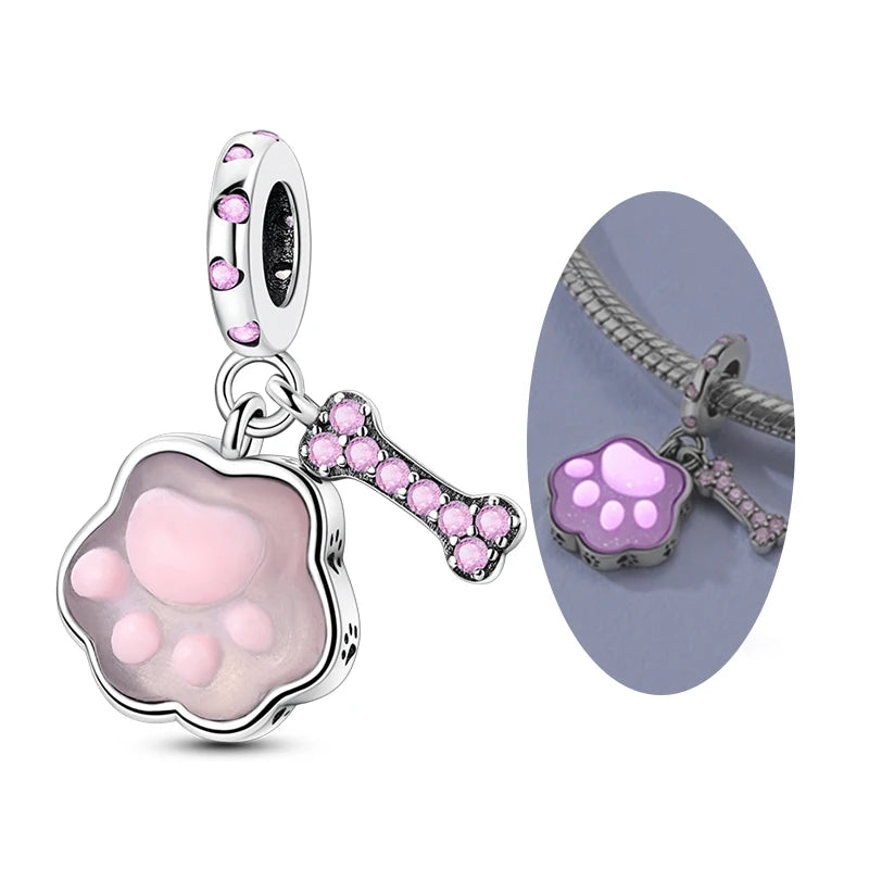 Sterling Silver Charm Bead Charms