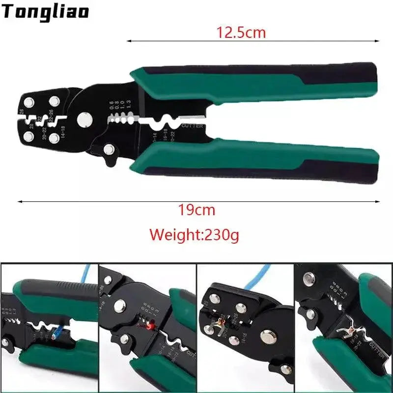 Electric Terminal Crimping Pliers Versatile Hand Tool Set